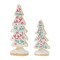 Melrose Gingerbread Christmas Tree Tabletop Decorations - 20.5" - Set of 2